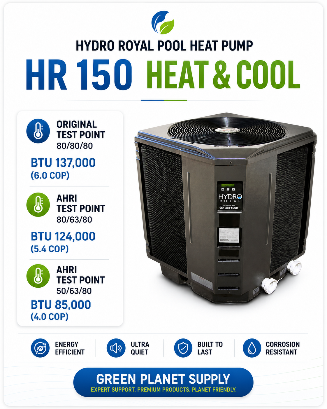 Hydro Royal HR 150 Heat & Cool